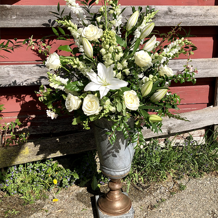 Vase - multicolor flowers