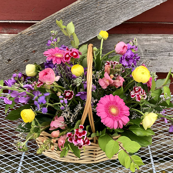 Vase - multicolor flowers