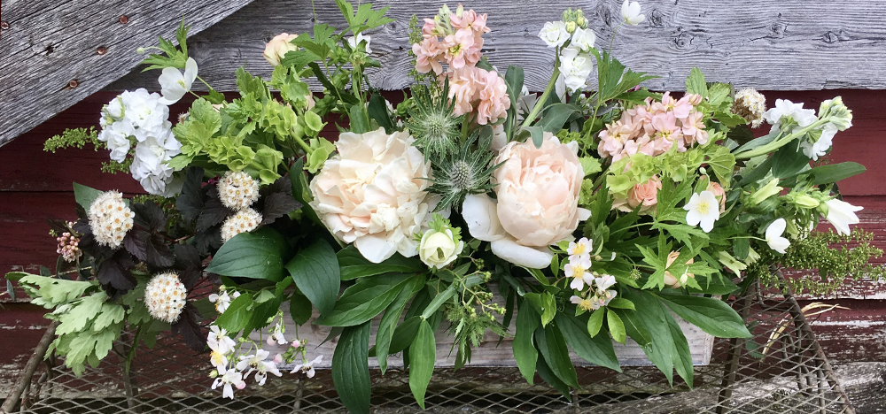 Vase - multicolor flowers