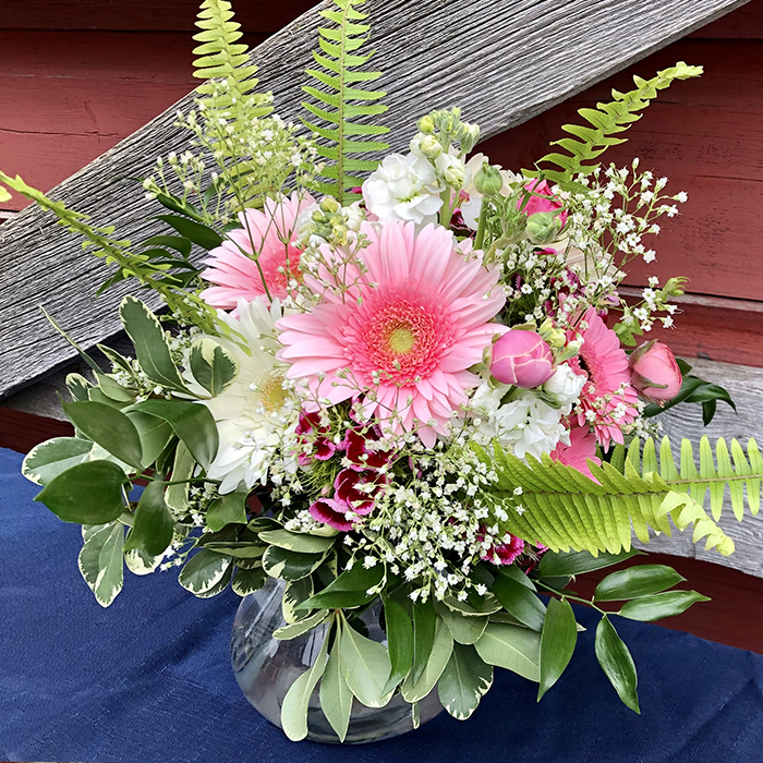 Vase - multicolor flowers